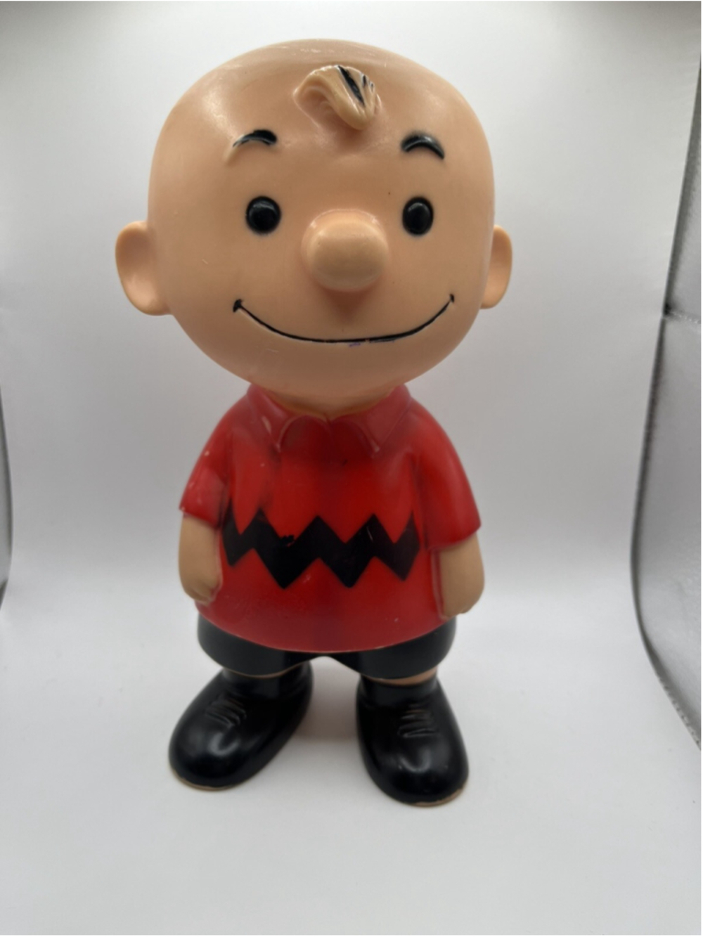 50s Rare Hungerford Charlie Brown Soft Vinyl Doll 9 INCHES ,Hungerford VintagE